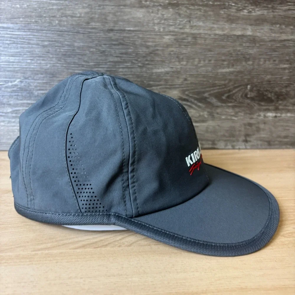 Kirkland Signature Hat Cap Strap Back Gray Performance Adjustable